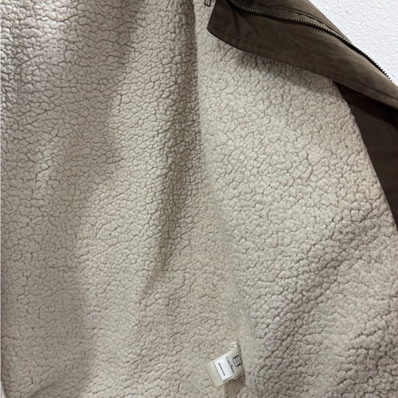 Costa Blanca Brown Utility Jacket with Faux Fur Hood - Picture 6 of 10